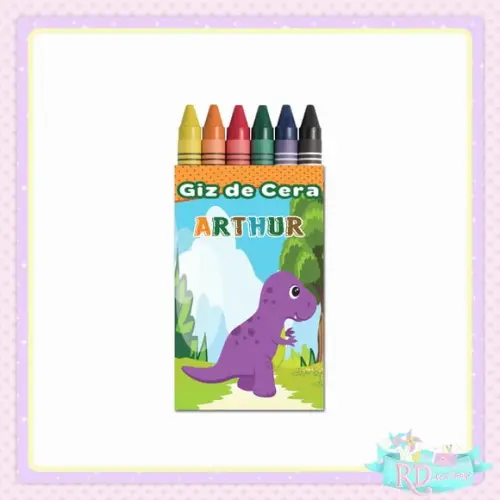 Giz de Cera Dinossauro