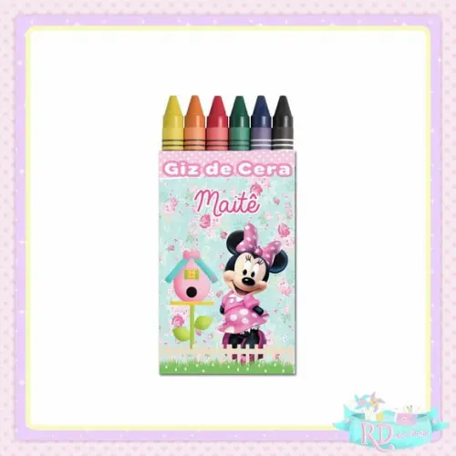 Giz de Cera Jardim da Minnie