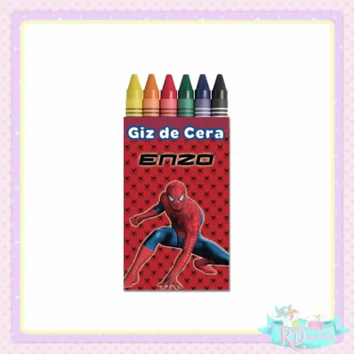 Giz de Cera Homem Aranha