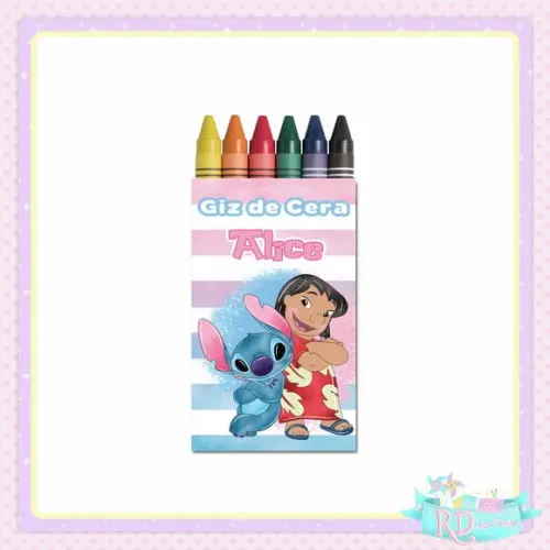 Giz de Cera Lilo e Stitch