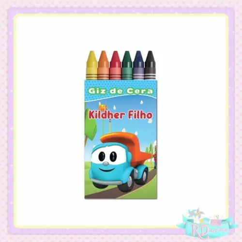 Giz de Cera Léo o Caminhão