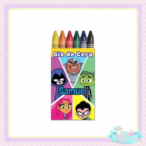 Giz de Cera Jovens Titans