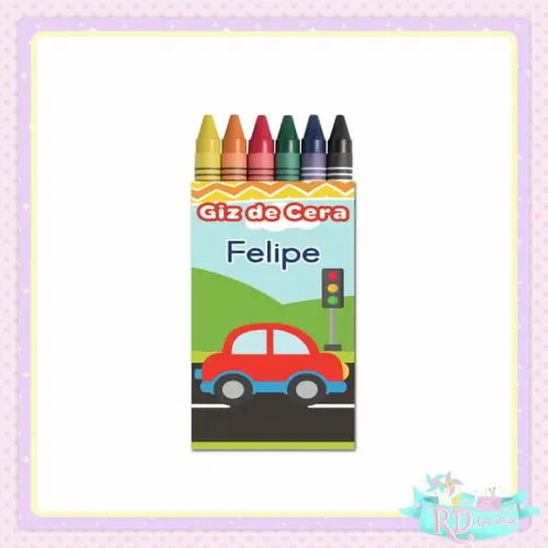 Giz de Cera Meio de Transporte