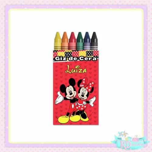Giz de Cera Mickey e Minnie