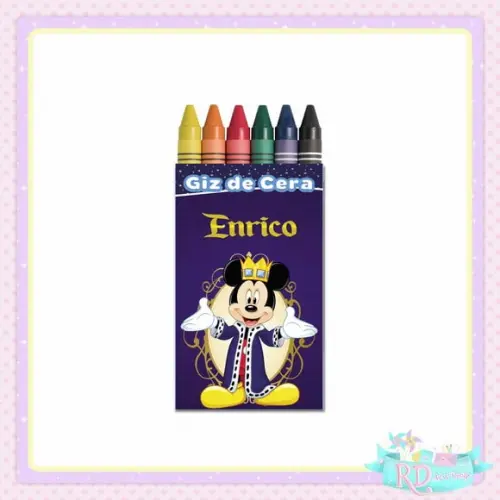Giz de Cera Mickey Realeza