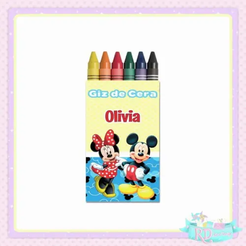 Giz de Cera Mickey e Minnie