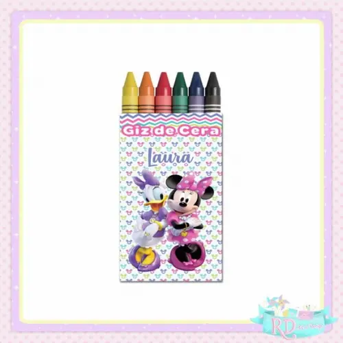 Giz de Cera Minnie e Margarida
