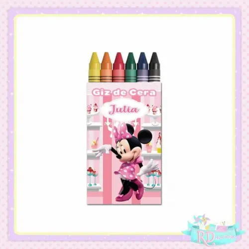 Giz de Cera Minnie Confeitaria