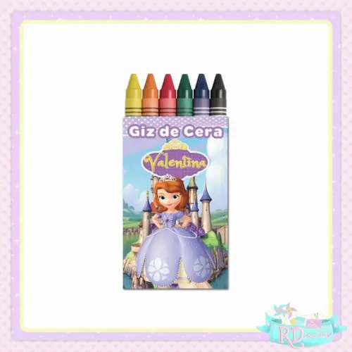 Giz de Cera Princesa Sofia
