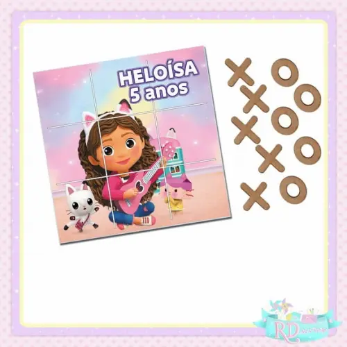 Jogo da Velha a Casa Mágica da Gabby