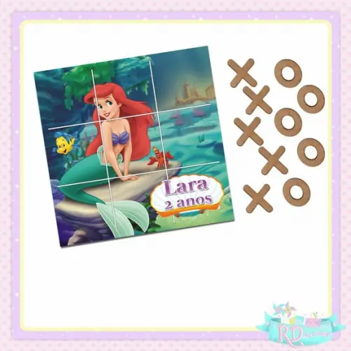 Jogo da Velha a Pequena Sereia