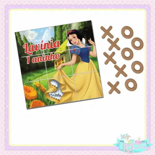 Jogo da Velha Branca de Neve