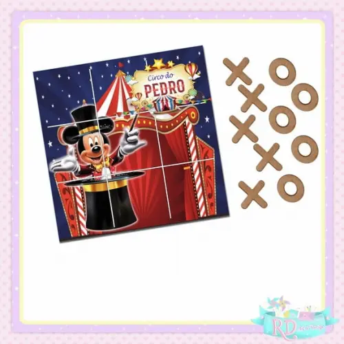 Jogo da Velha Circo do Mickey