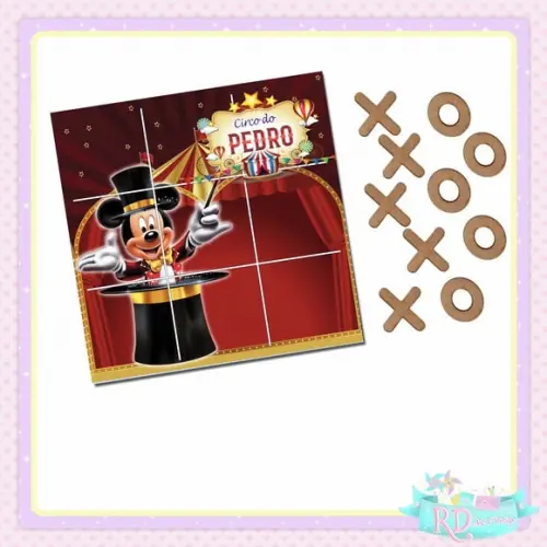 Jogo da Velha Circo do Mickey