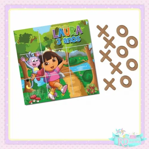 Jogo da Velha Dora Aventureira