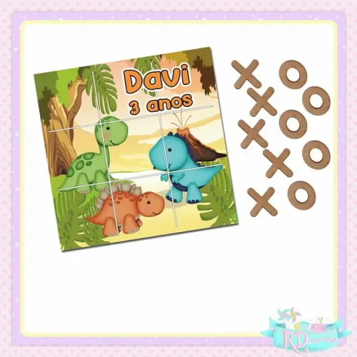 Jogo da Velha Dinossauro