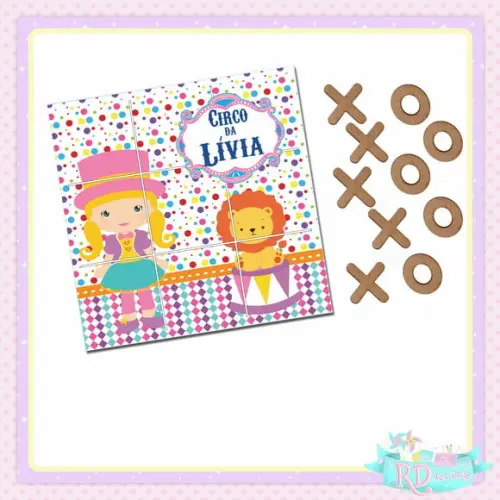 Jogo da Velha Circo Rosa
