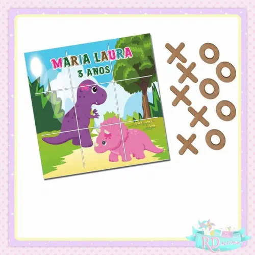 Jogo da Velha Dinossauro