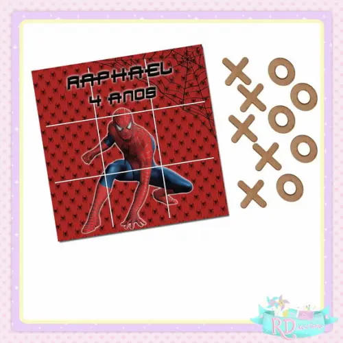 Jogo da Velha Homem Aranha