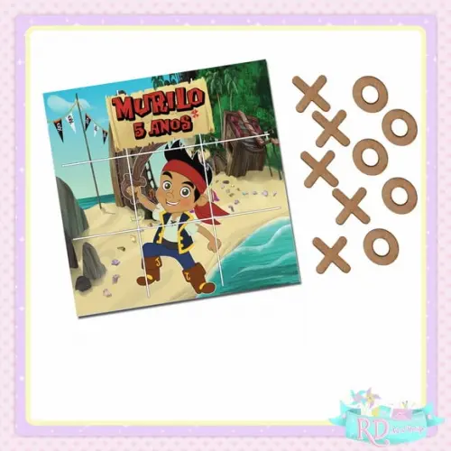 Jogo da Velha Jake e os Piratas