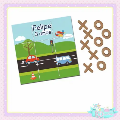 Jogo da Velha Meio de Transporte