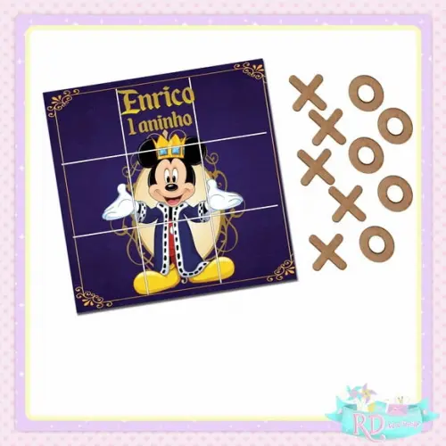 Jogo da Velha Mickey Realeza