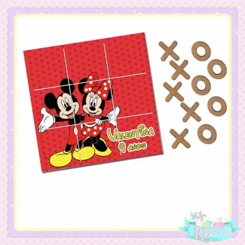 Jogo da Velha Mickey e Minnie