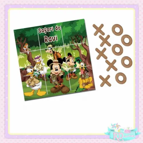 Jogo da Velha Mickey Safari