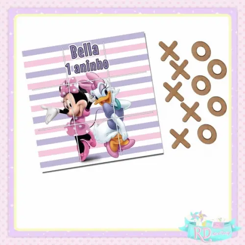 Jogo da Velha Minnie e Margarida