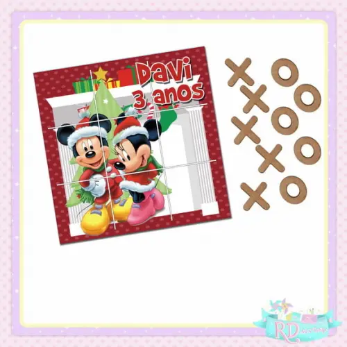 Jogo da Velha Natal do Mickey