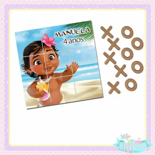 Jogo da Velha Moana Baby