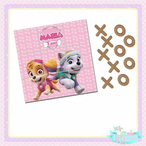 Jogo da Velha Patrulha Canina