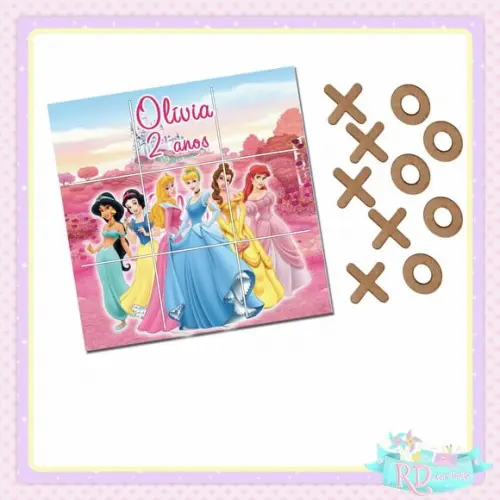 Jogo da Velha Princesas