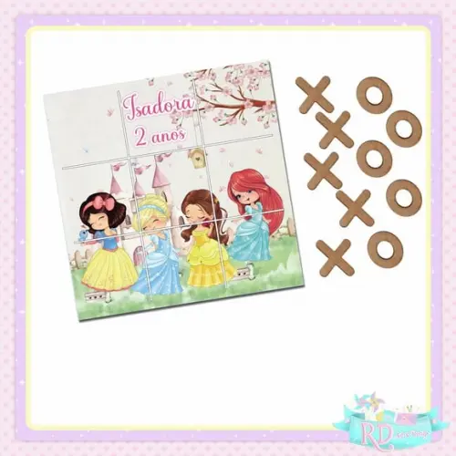 Jogo da Velha Princesas