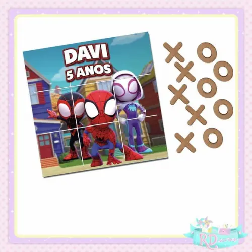 Jogo da Velha Spidey e Seus Amigos Espetaculares