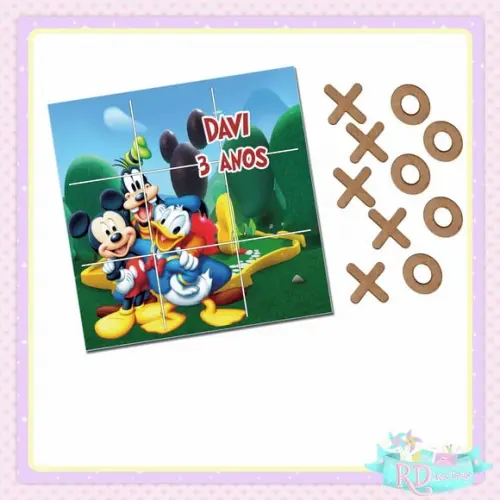 Jogo da Velha Turma do Mickey
