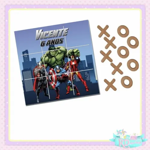 Jogo da Velha Vingadores