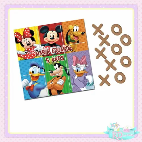 Jogo da Velha Turma do Mickey