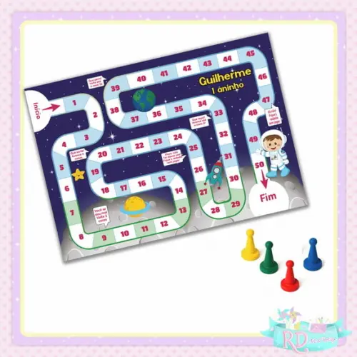 Jogo de Tabuleiro Astronauta