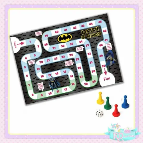 Jogo de Tabuleiro Batman