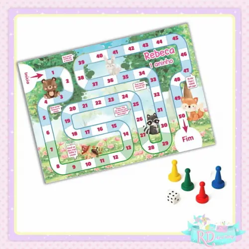 Jogo de Tabuleiro Bosque