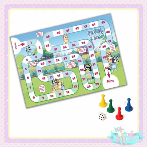 Jogo de Tabuleiro Bluey