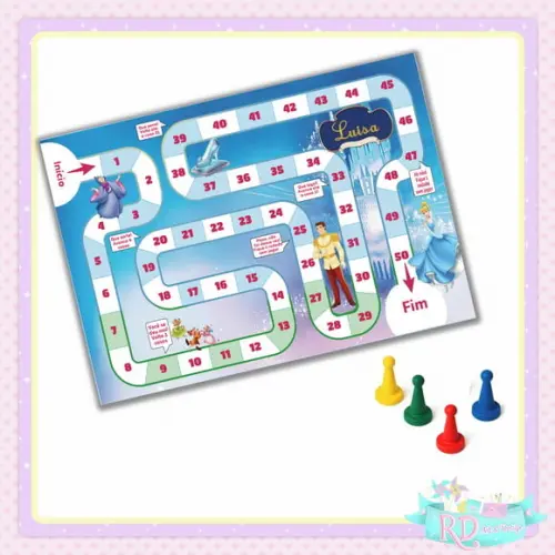 Jogo de Tabuleiro Cinderela