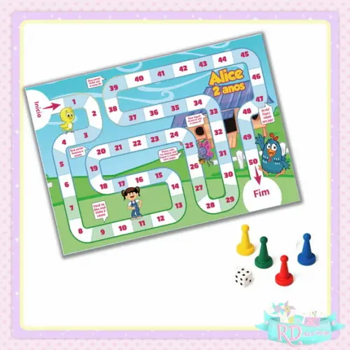 Jogo de Tabuleiro Galinha Pintadinha