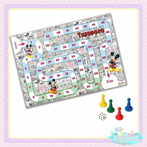 Jogo de Tabuleiro Mickey
