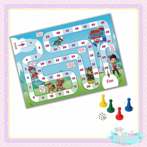 Jogo de Tabuleiro Patrulha Canina