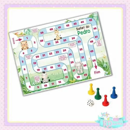 Jogo de Tabuleiro Safari