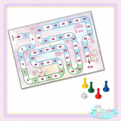 Jogo de Tabuleiro Unicórnio