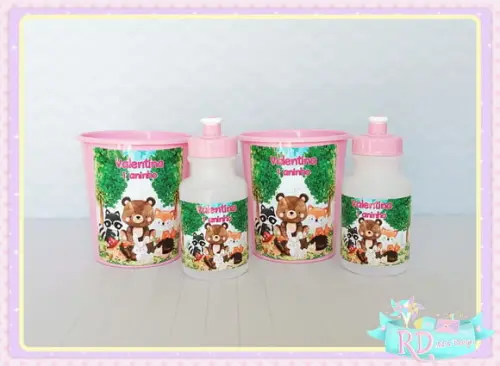 Kit Baldinho E Squeeze Bosque Encantado