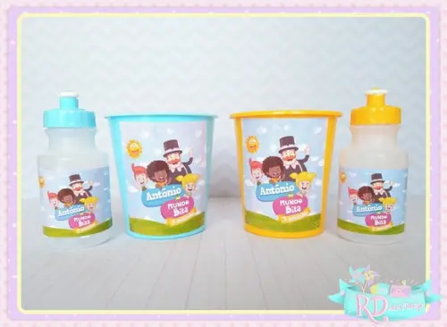 Kit Baldinho e Squeeze Mundo Bita